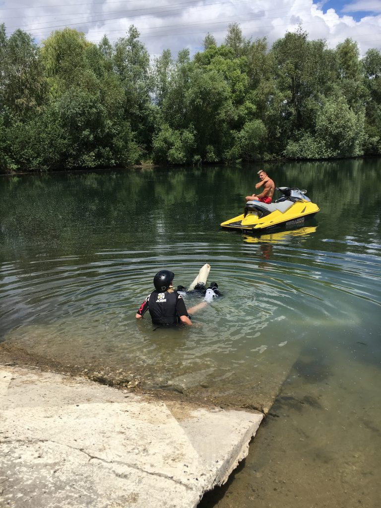Préparation Flyboard
